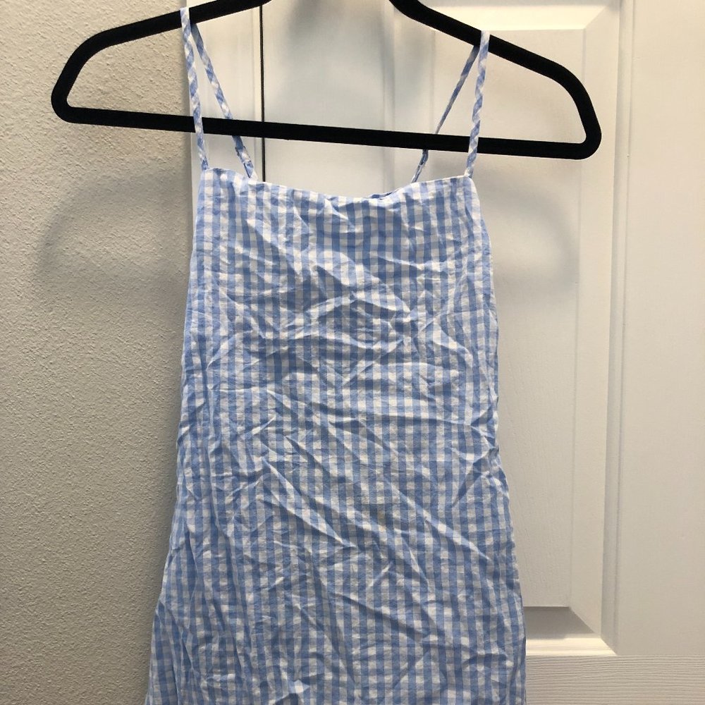 Gingham Mini Dress